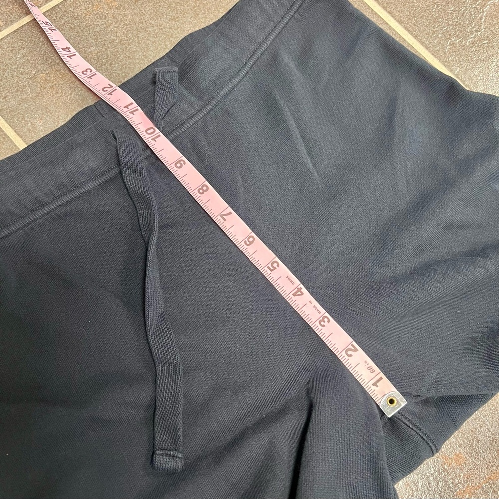 Frank & Eileen Catherine Favorite Cropped Wide Sweatpants Triple Fleece Navy - Picture 10 of 14